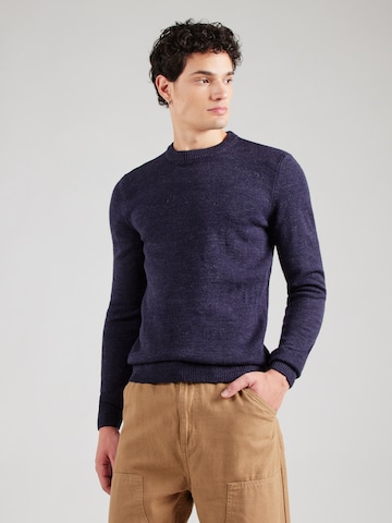 BLEND Sweater in Blue: front