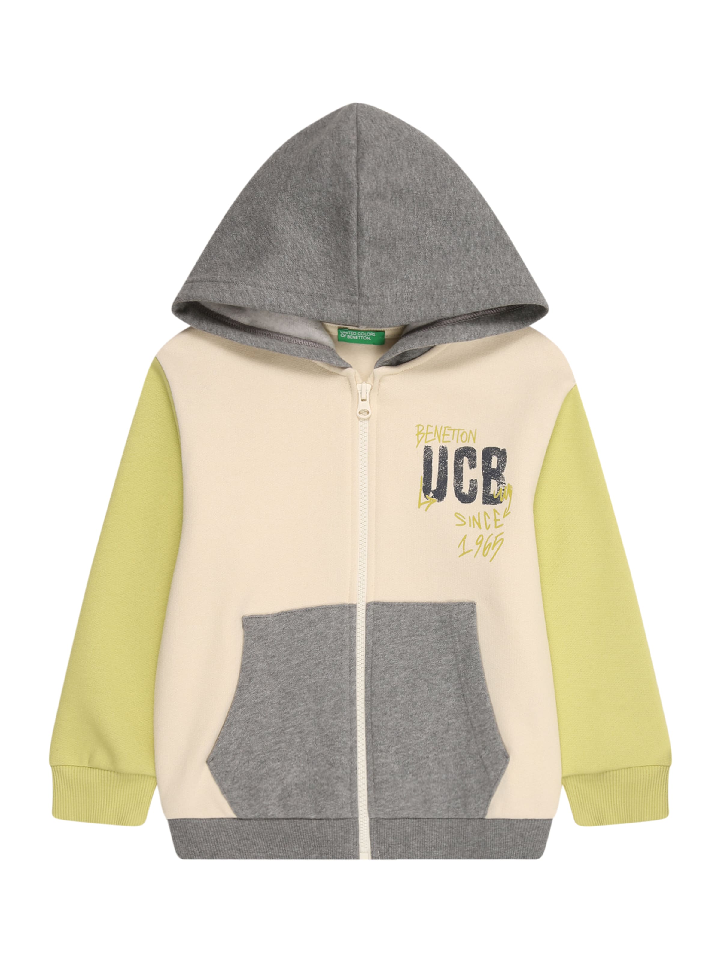 UNITED COLORS OF BENETTON Dressipluus, värv valge: eest vaates