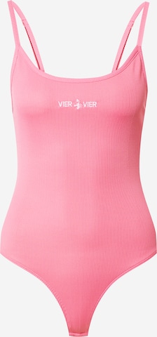 VIERVIER Top 'Talea' in Roze: voorkant