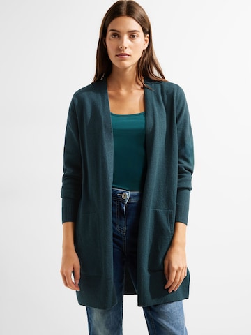 CECIL Knit Cardigan in Green: front