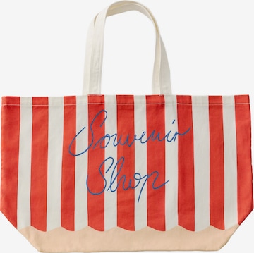 Borsa da spiaggia 'Hubertine' di EDITED in rosso: frontale