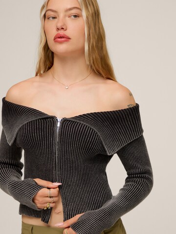 Cardigan Cheyenne Ochsenknecht en gris