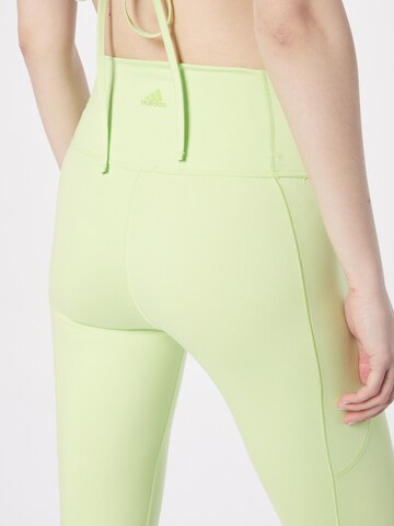 ADIDAS SPORTSWEAR Skinny Sportbroek 'Studio' in Groen