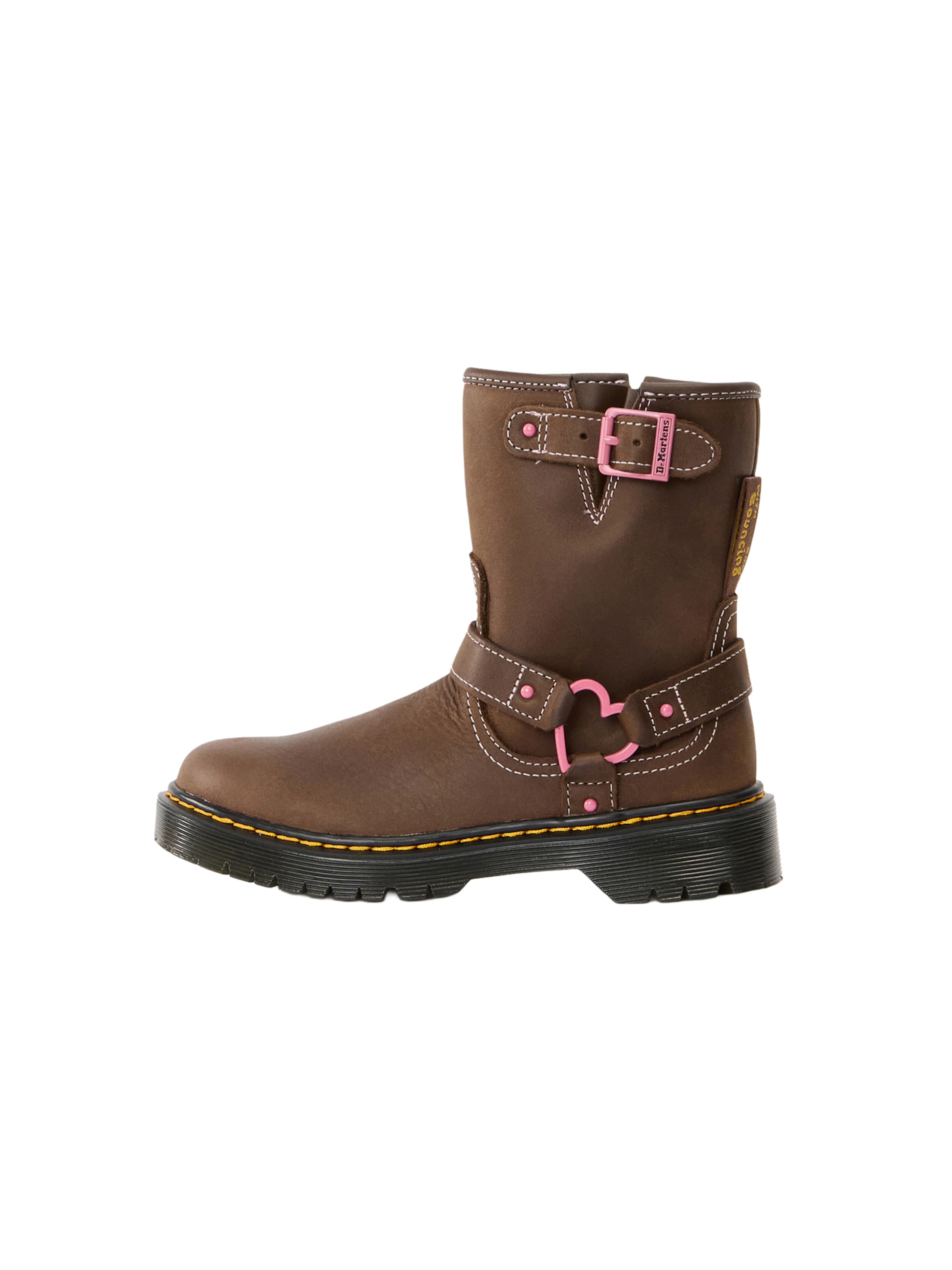 Bottes &#x27;Genaya&#x27; Dr. Martens en marron : devant