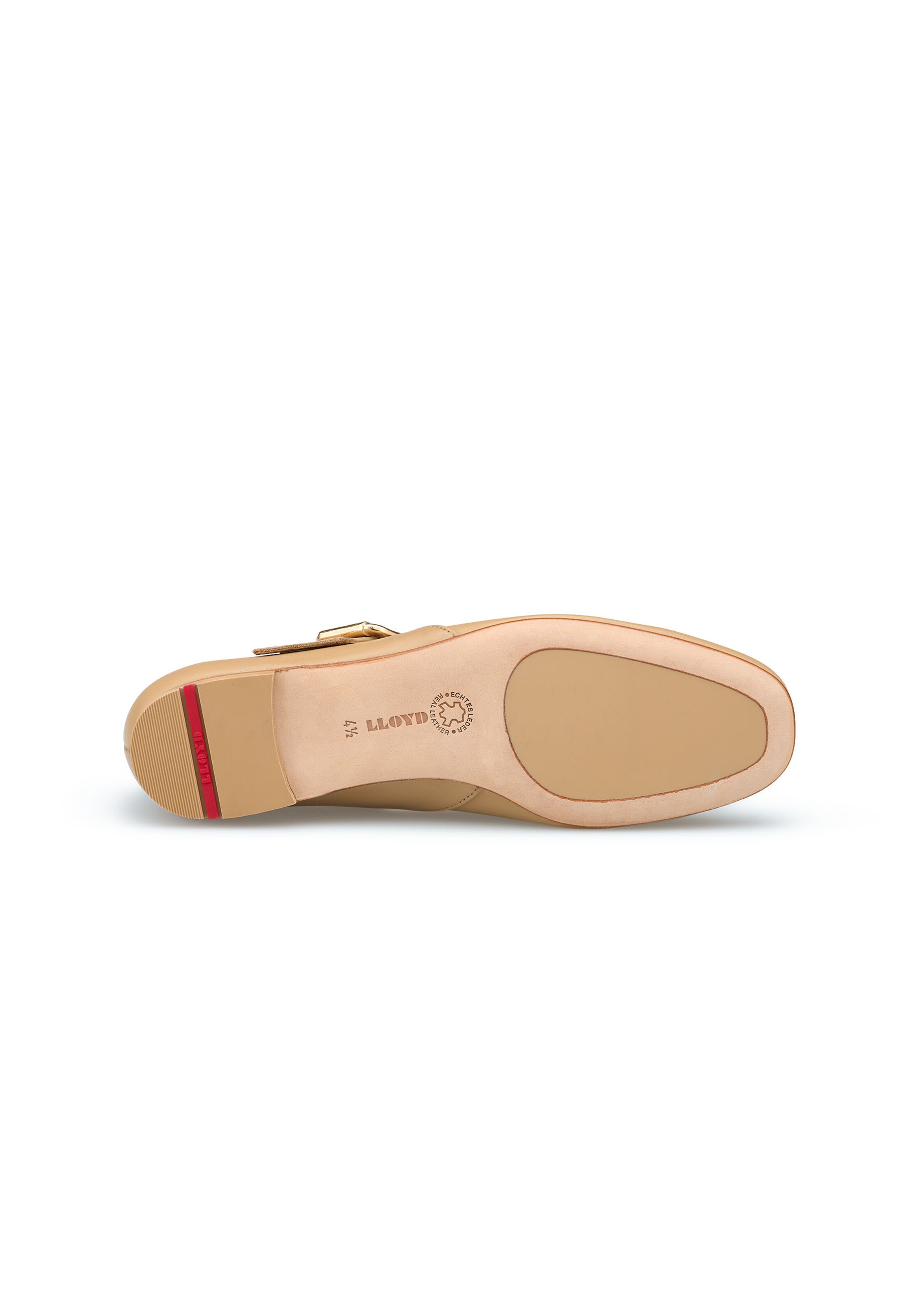 LLOYD Ballet Flats with Strap in Beige