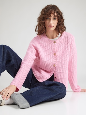 Zwillingsherz Kardigan – pink: přední strana