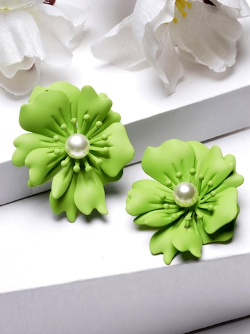 AVANT-GARDE PARIS Earrings 'Bernadetteya' in Green