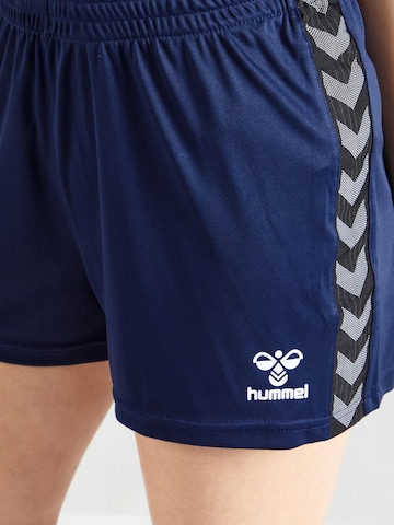 Hummel Regular Sportshorts 'AUTHENTIC' in Blau