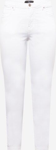 Zizzi Jeans 'AMY' i hvid: forside