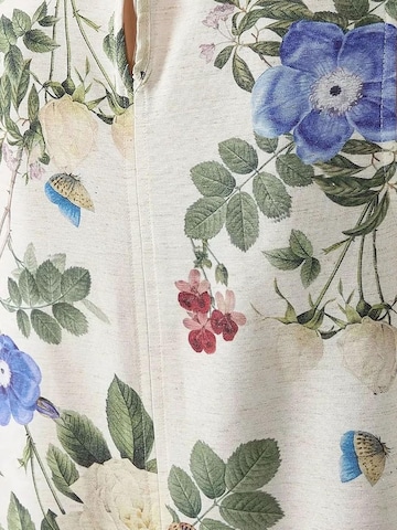 Hiccup Dress 'Linen Feel' in White