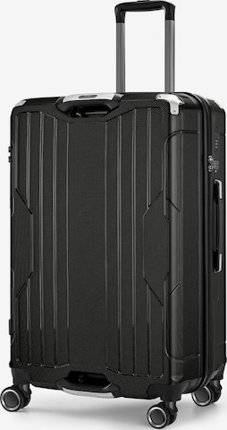 4FLY Trolley 'Carbo' in Schwarz: Vorderseite