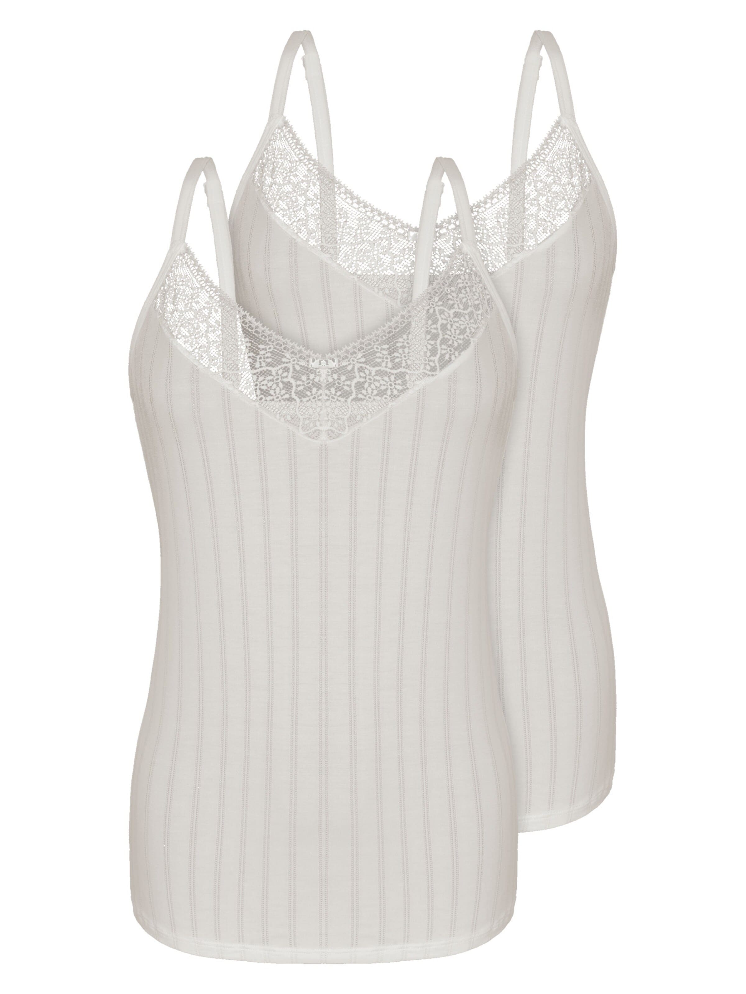 sassa Undershirt 'Natural Stripe' in Beige: front