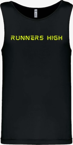 T-Shirt fonctionnel F4NT4STIC en noir : devant