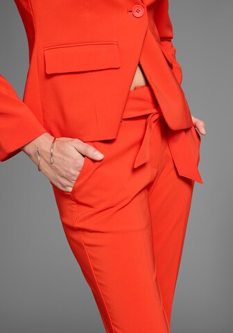 HECHTER PARIS Slim fit Pants in Red