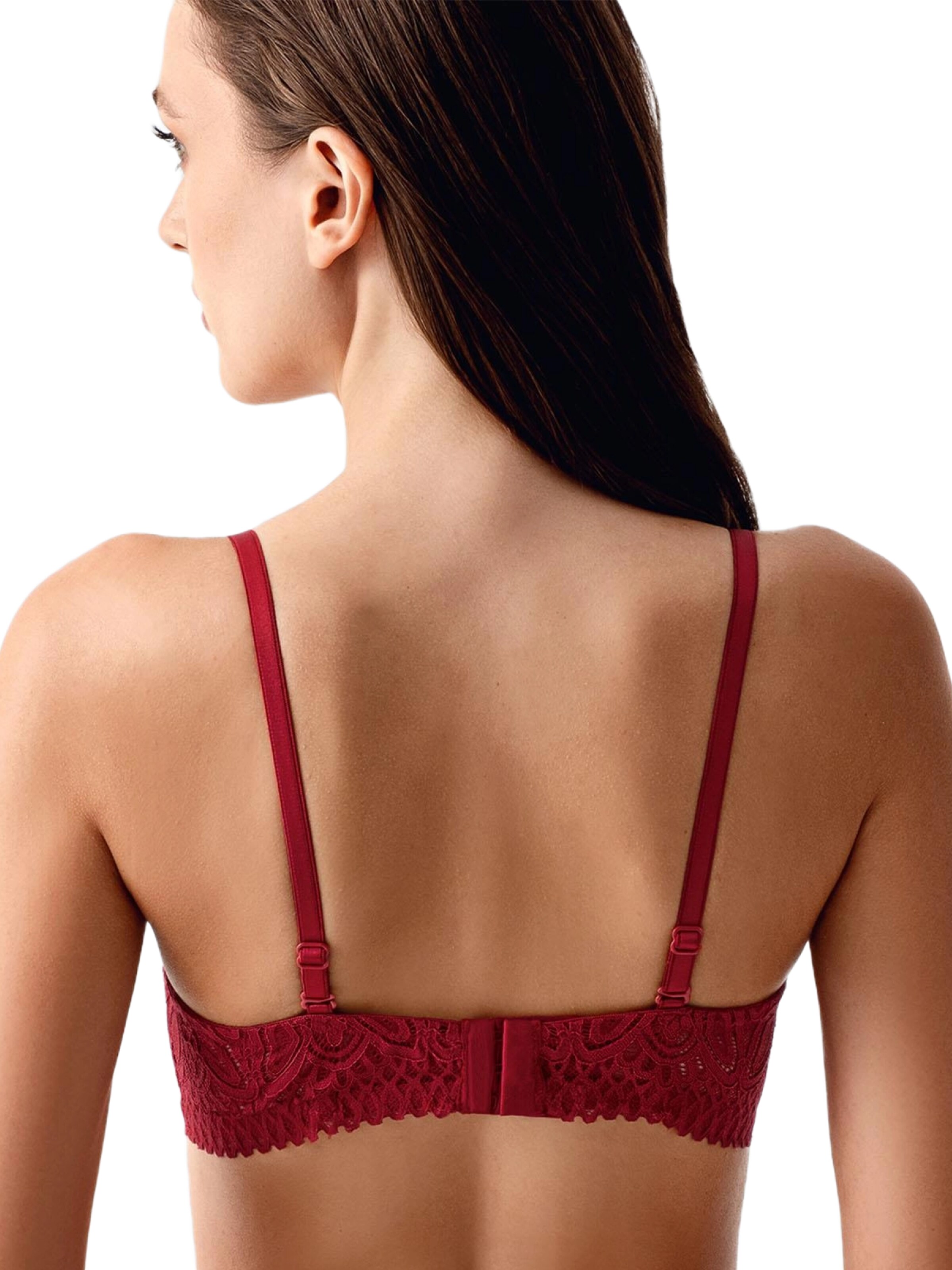 C&City Balconette Bra in Red