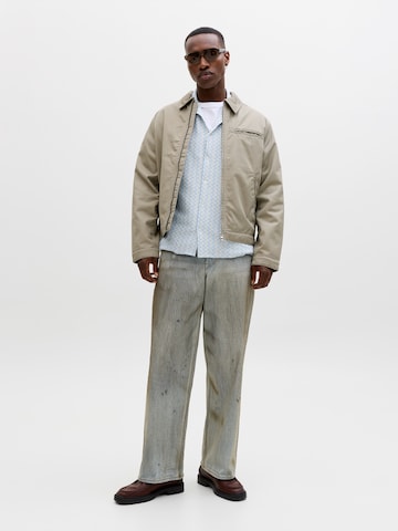 JACK & JONES Regular fit Button Up Shirt 'JORMONTAUK' in Blue