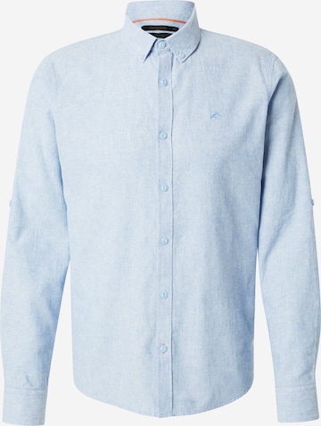 INDICODE JEANS Regular fit Button Up Shirt 'Vento' in Blue: front