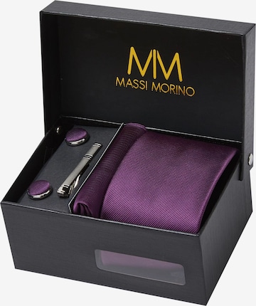 Massi Morino Tie in Purple: front