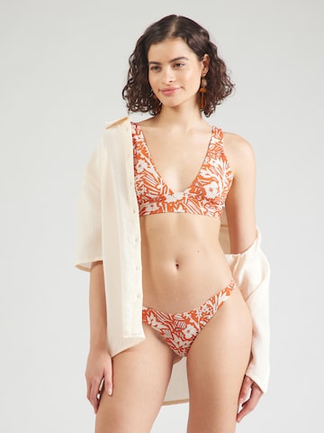 Tommy Hilfiger Underwear Triangle Bikini top in Orange: front
