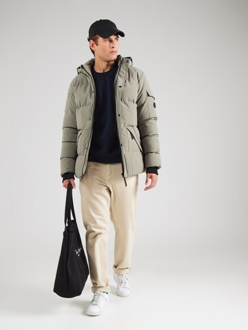 Cars Jeans Зимняя куртка 'Camden' в Серый