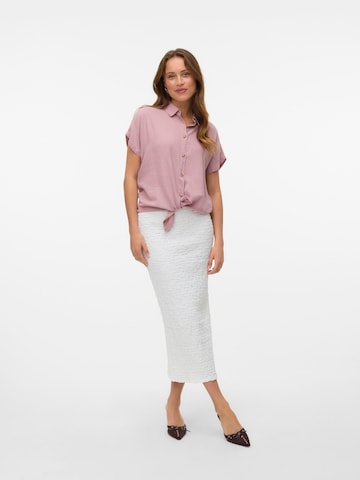 Gonna 'VMRegina' di VERO MODA in bianco: frontale