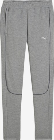 PUMA Workout Pants in Grey: front