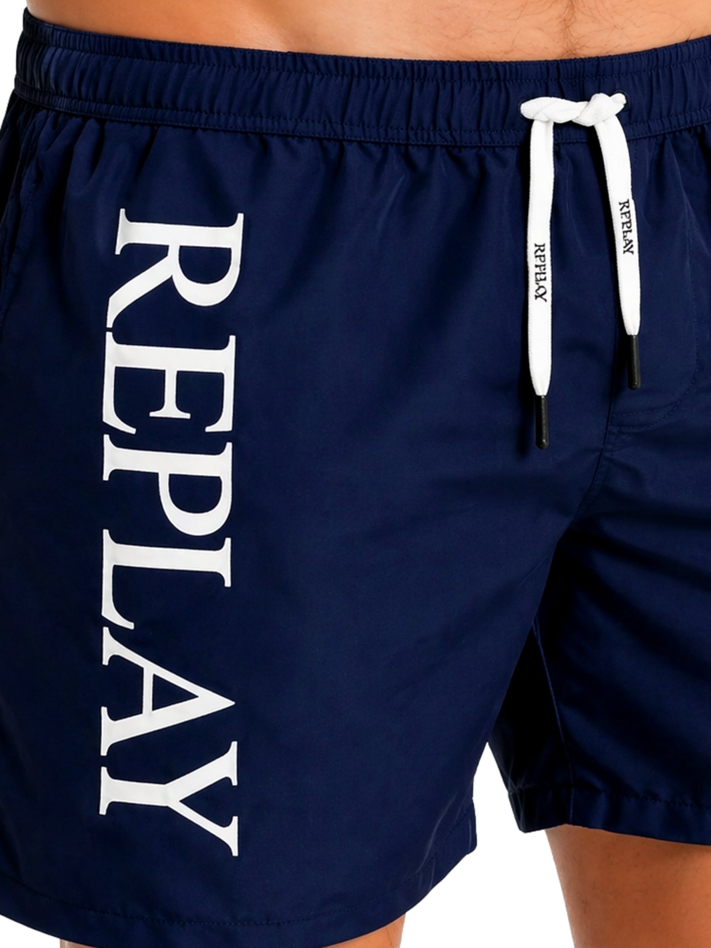 REPLAY Zwemshorts in Blauw