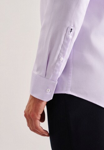 Regular fit Camicia business 'Smart Essentials' di SEIDENSTICKER in lilla