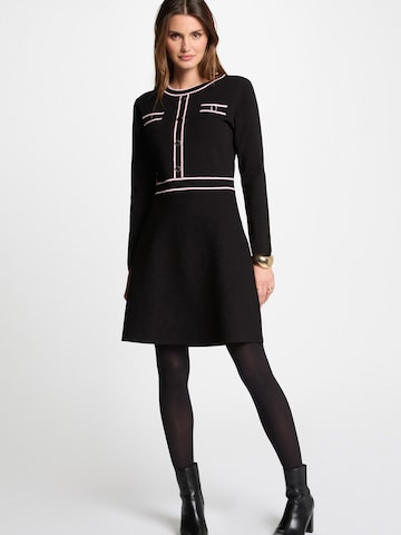 Robes en maille '242-RMGOLD' Morgan en noir