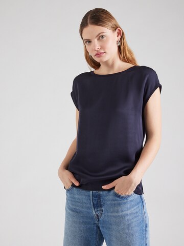 T-shirt COMMA en bleu : devant