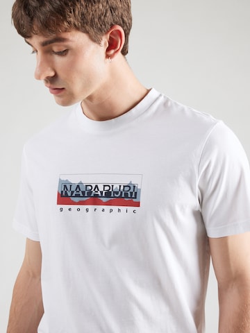 NAPAPIJRI T-Shirt 'Sice' in Weiß