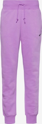 Nike Sportswear Pants in Purple: front