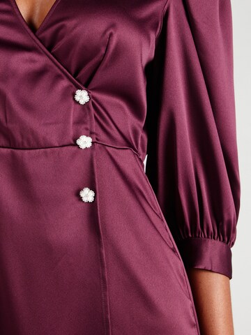 VERO MODA Sukienka 'VMSELMA' w kolorze czerwony
