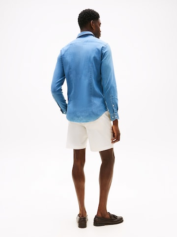 TOMMY HILFIGER Regular Fit Hemd in Blau: Rückseite