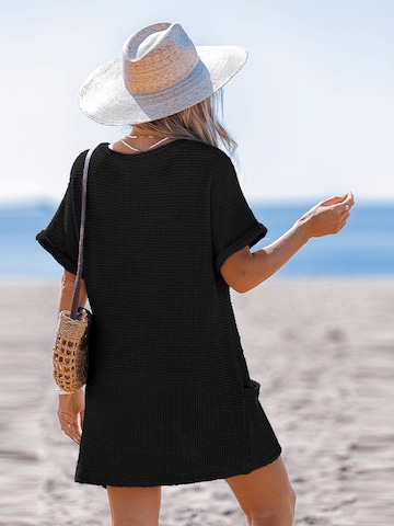 Cupshe Beach Dress in Black