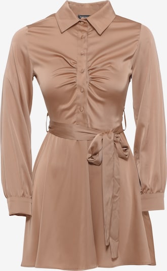 FRESHLIONS Robe-chemise 'Linnea' en beige, Vue avec produit