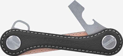 Keykeepa Schlüsselmanager 'Leather' in schwarz, Produktansicht