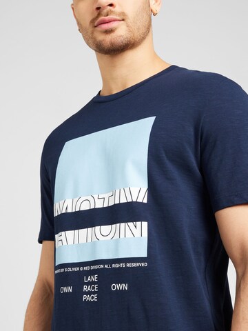 T-Shirt s.Oliver en bleu