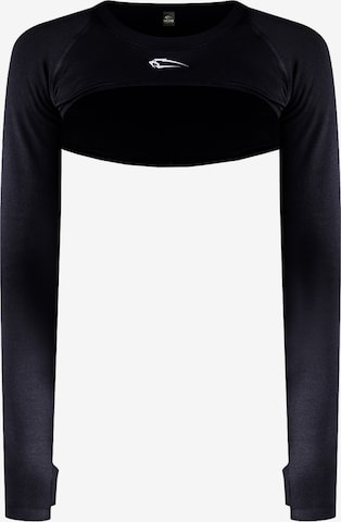 Smilodox Functioneel shirt 'Tarra' in Zwart: voorkant