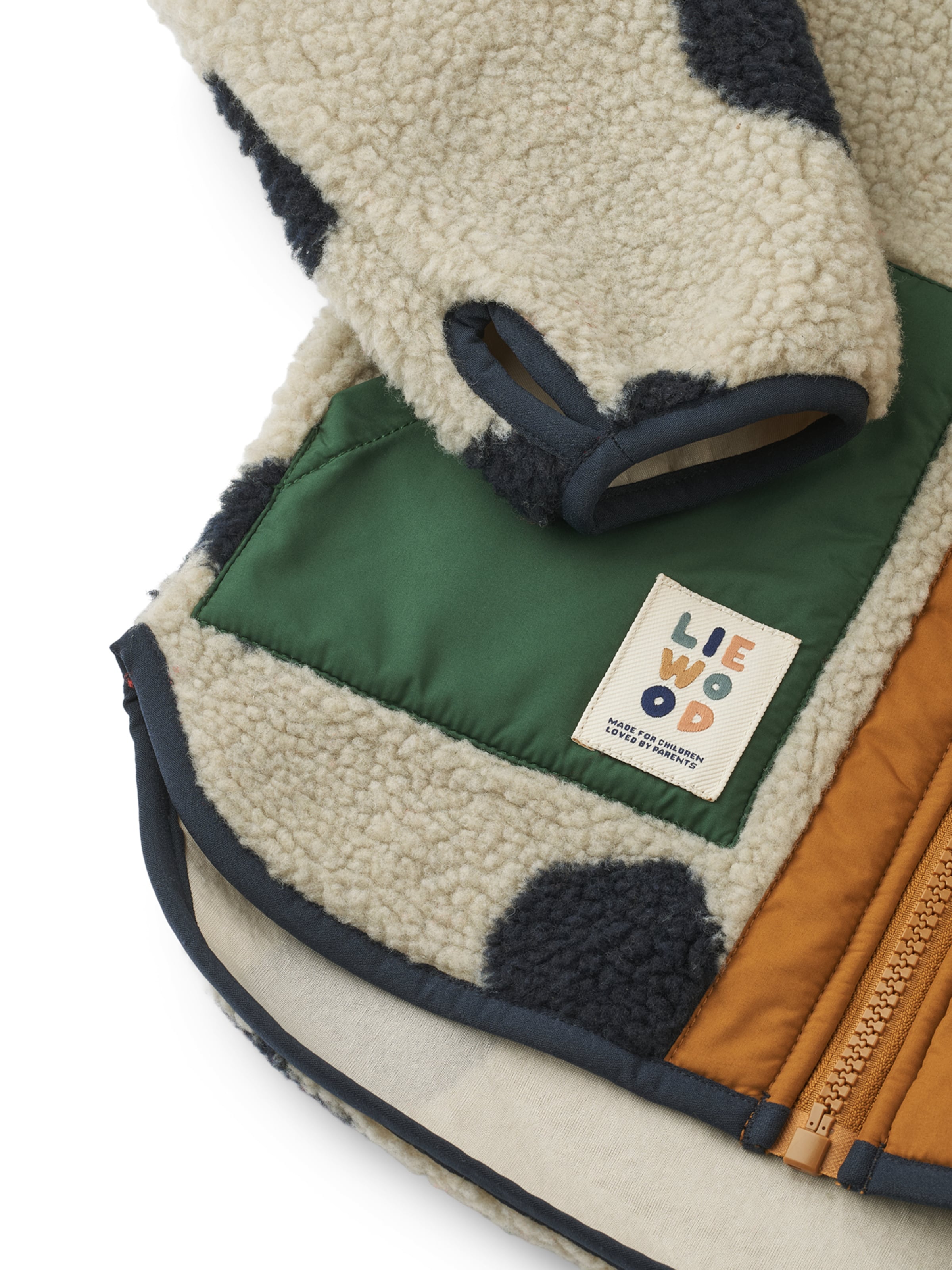 Liewood Флисовая куртка 'Noam Pile' в Бежевый