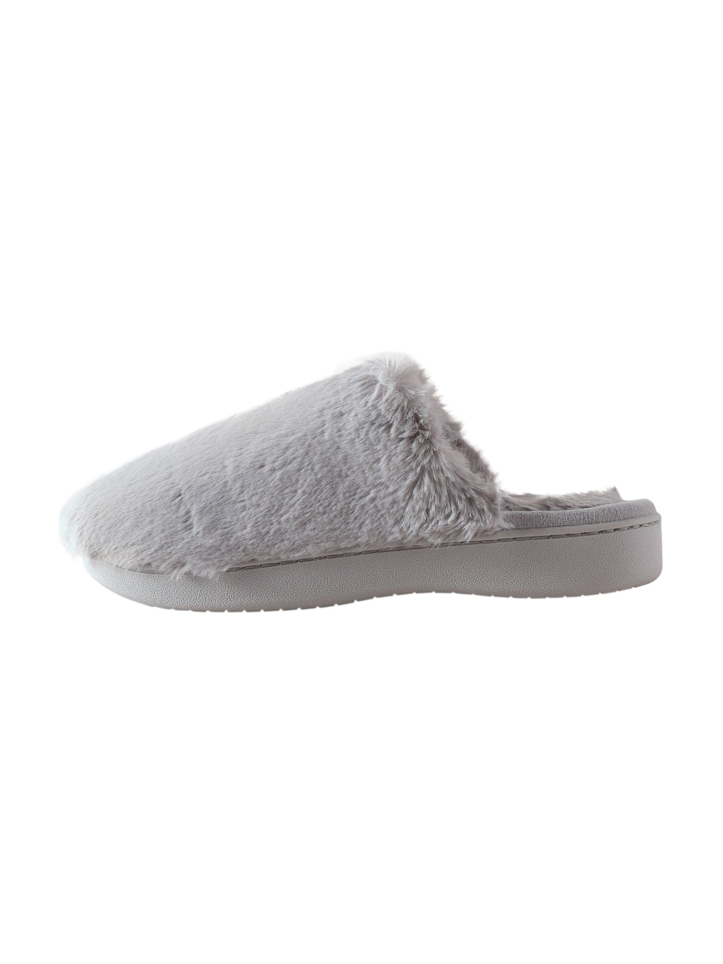 Next - Zapatillas de casa en gris: frente