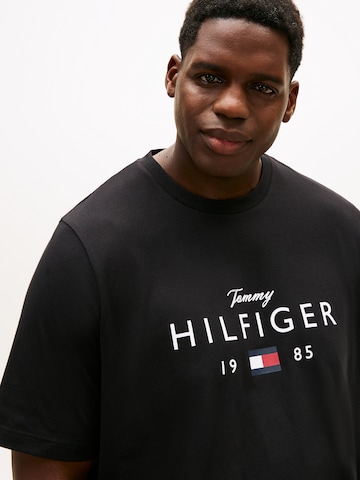 T-Shirt 'BRAND LOVE' Tommy Hilfiger Big & Tall en noir