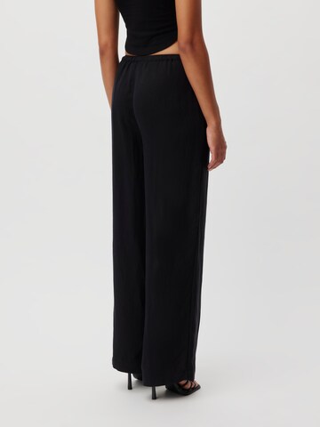 Wide Leg Pantalon à plis 'Linn' LeGer by Lena Gercke en noir