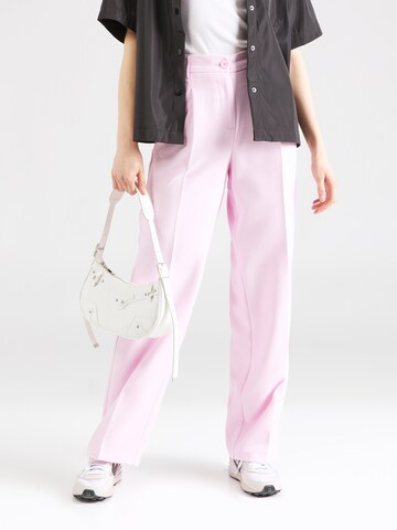 Noisy may Loosefit Pantalon 'DEBBIE' in Roze: voorkant