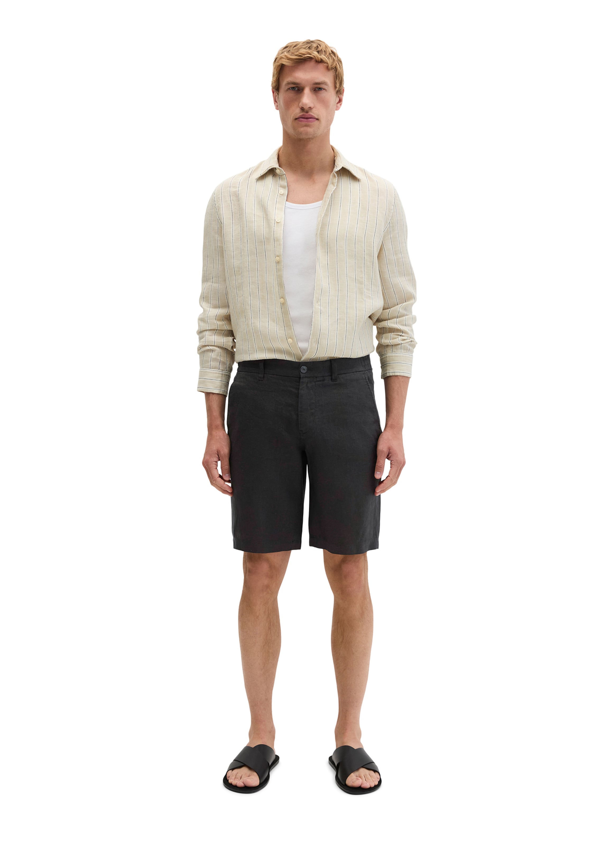 Marc O'Polo Regular Broek 'Reso' in Zwart