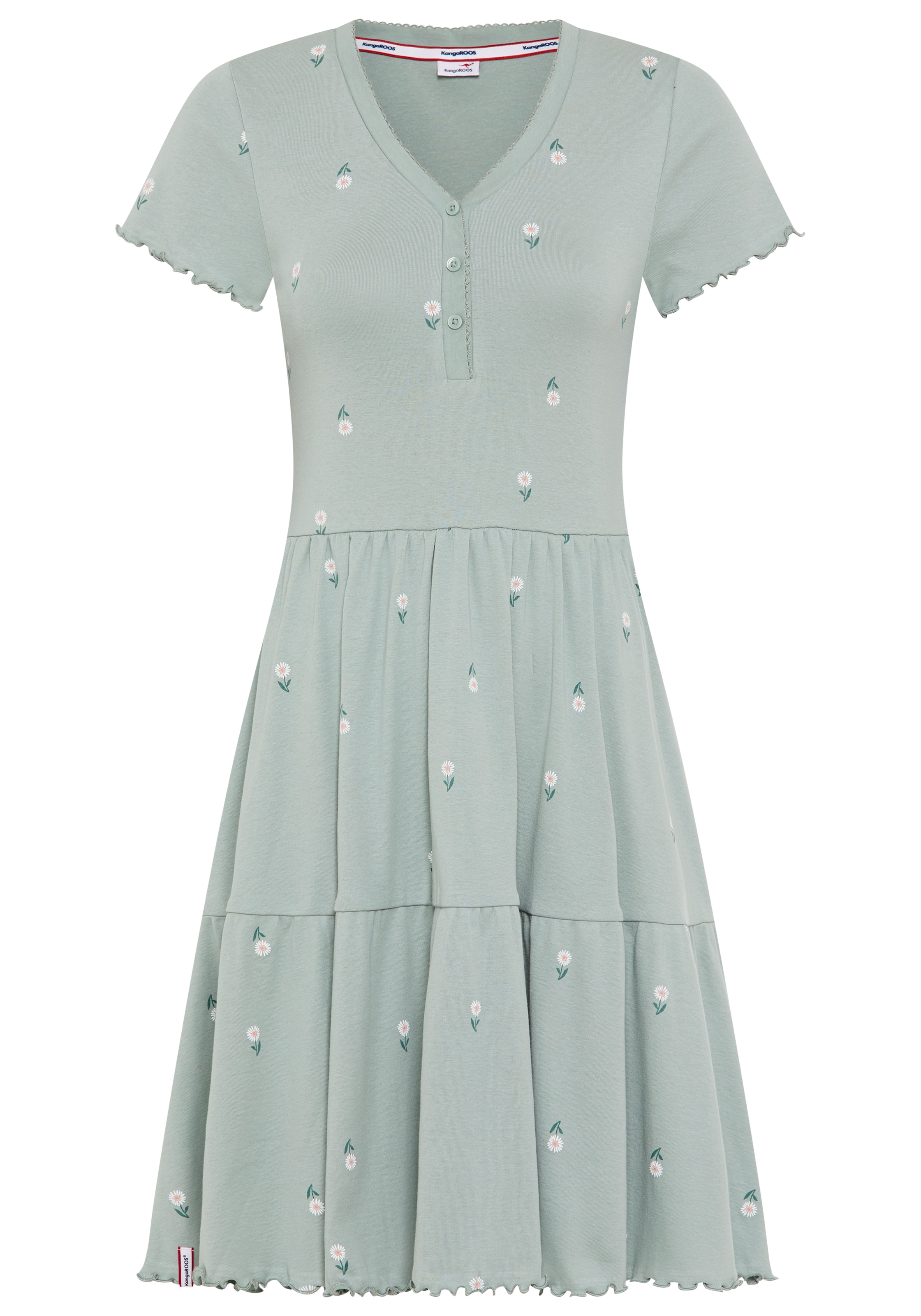 KangaROOS Summer Dress in Green: front