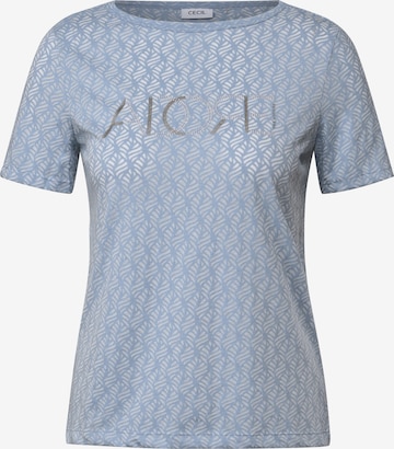 CECIL T-Shirt in Blau: Vorderseite