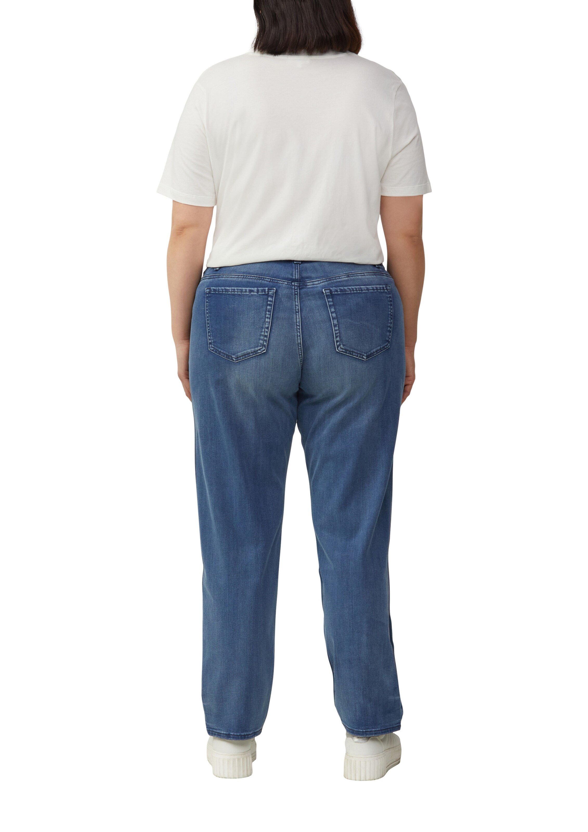 s.Oliver Red Label Plus Tapered Jeans in Blauw