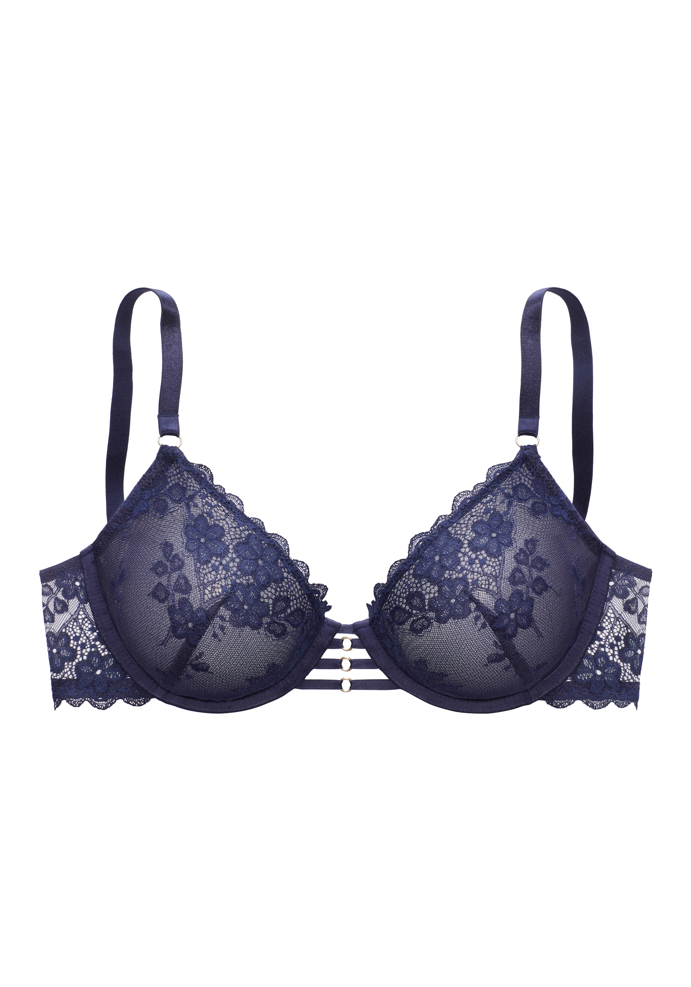 LASCANA Bralette Bra in Blue: front