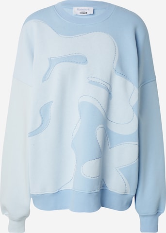 mėlyna florence by mills exclusive for ABOUT YOU Megztinis be užsegimo 'June': priekis